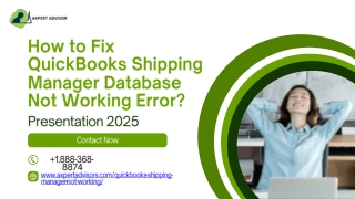 How to Fix QuickBooks Shipping Manager Database Not Working Error
