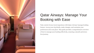 qatar airways manage booking