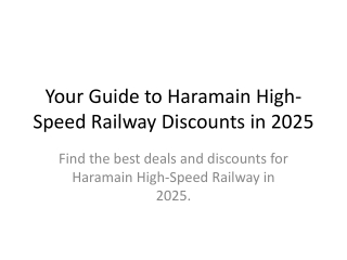 Jeddah to Makkah by Haramain Train: Travel Time & Tips