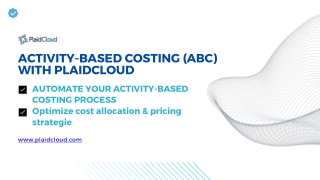 Automate Activity-Based Costing with PlaidCloud Enhance Cost Accuracy & Profitability