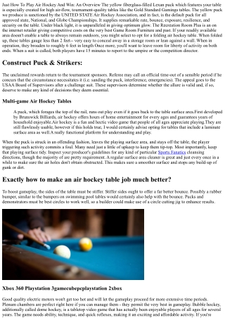 Home #makerspace: Do It Yourself Air Hockey Table For Under $40 Wsc Designs