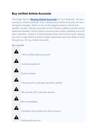 Buy verified Airbnb Accounts  33