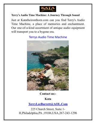 Terry’s Audio Time Machine A Journey Through Sound