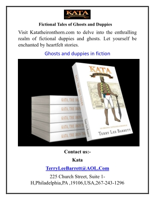Fictional Tales of Ghosts and Duppies