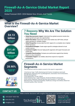 Firewall-As-A-Service Market Report 2025- Firewall-As-A-Service Market Trends