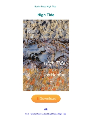 Books Read High Tide
