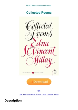 READ Books Collected Poems