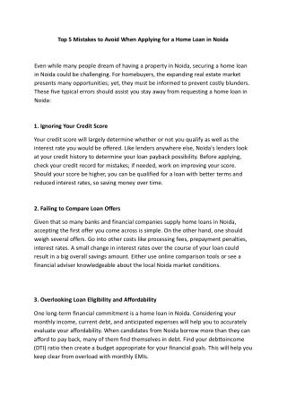 Top-5-Mistakes-to-Avoid-When-Applying-for-a-Home-Loan-in-Noida