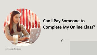 Can I Pay Someone to Take My Online Accounting Class for Me