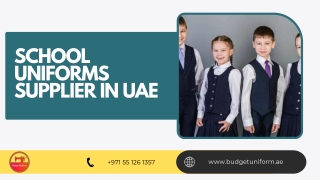 school uniforms supplier in uae PDF