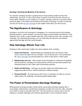 chat with astrologer