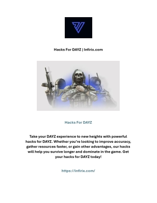 Hacks For DAYZ | Infirix.com
