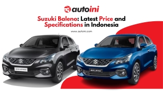 Suzuki Baleno Price, Specifications, and Pros Cons in Indonesia - autoini
