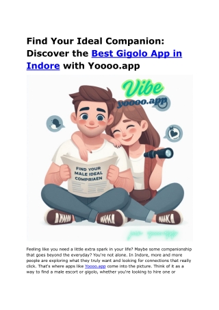Discover the Best Gigolo App in Indore.docx