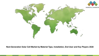 Next-Generation Solar Cell Market