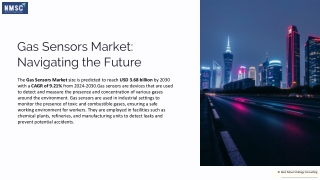 Gas Sensors Market Trend and Future Analysis