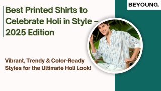 Top 5 Men's Printed Shirts for a Stylish Holi Celebration