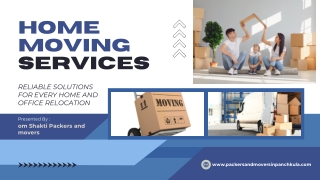 Packers and Movers in Panchkula - Affordable & Secure Moving