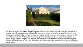 Family Dental Practice Brighton-Le-Sands