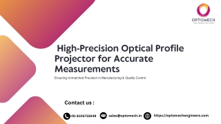 opticale Profile Projector - OptoMech