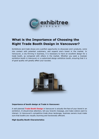 Modular Booth for Exhibition