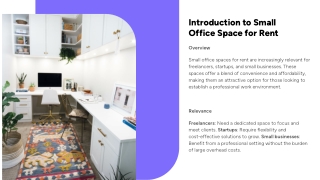 Small Office Space for Rent