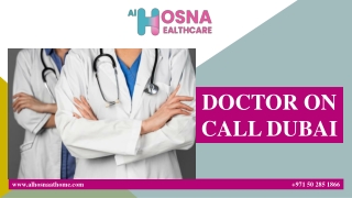 DOCTOR ON CALL DUBAI