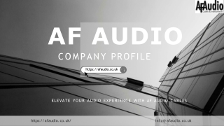 The Ultimate Guide to High-Quality Audio Cables – AF Audio