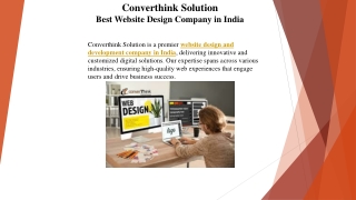 Best Website Design Company in India