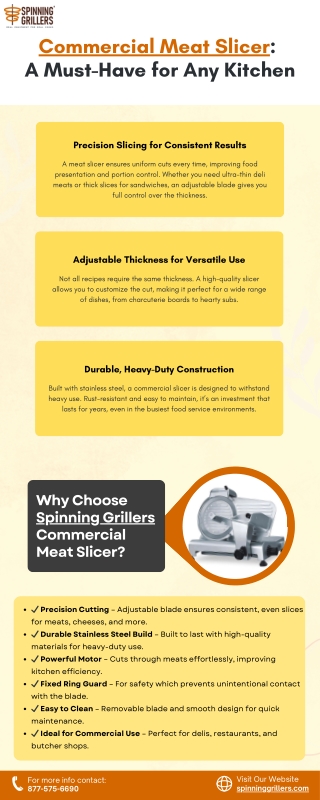 Commercial Meat Slicer - A Must-Have for Any Kitchen