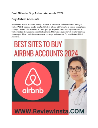 How Buy Verified Airbnb Accounts Transformed Their Business 2025 2026