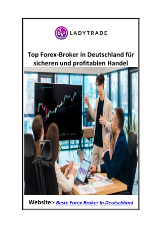 Top ForexBroker in Deutschland für sicheren und profitablen Handel