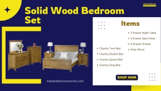 Luxury Solid Wood Bedroom Furniture – Handcrafted in Canada