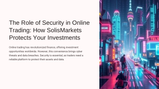 SolisMarkets – Your Trusted Crypto Trading Partner