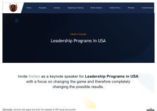 Leadership Programs in USA by Kellan Fluckiger