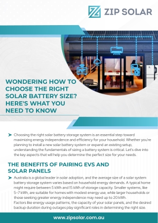 Choosing the Right Solar Battery Storage: Key Factors to Know