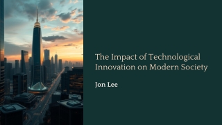 Jon Lee and the Next Wave of Sustainable Tech Innovations