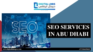 SEO SERVICES IN ABU DHABI