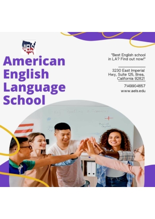 American English Language School in Los Angeles