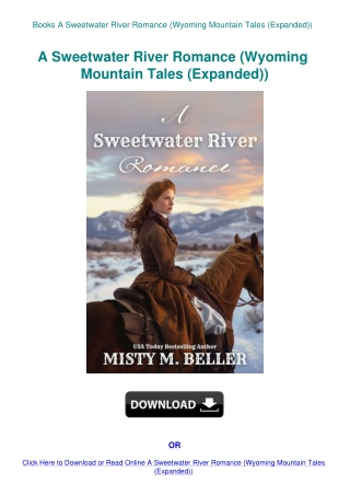 Books A Sweetwater River Romance (Wyoming Mountain Tales (Expanded))