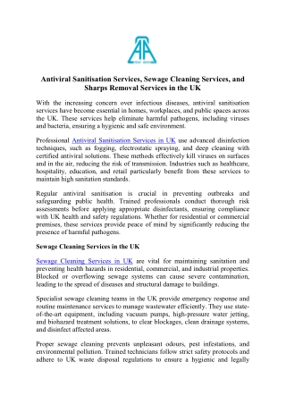 Ensure Safety with Amber Adams’ Sharps Removal UK