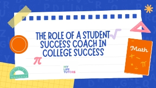 The Role of a Student Success Coach in College Success