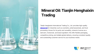 Mineral Oil Tianjin Henghaixin Trading