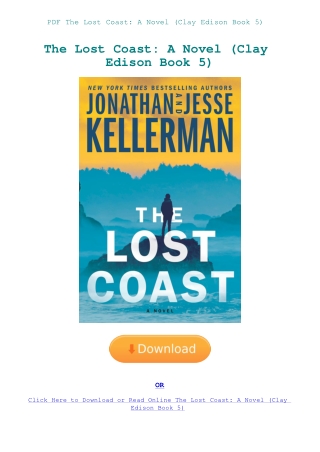 PDF The Lost Coast A Novel (Clay Edison Book 5)