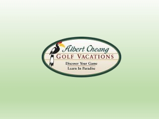 Golf Holiday Packages - AC PGA Golf Academy & Vacation