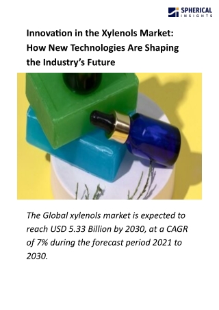 Global xylenols market