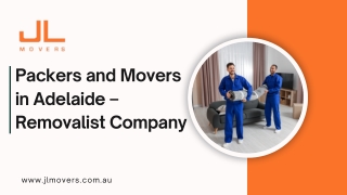 Packers and Movers in Adelaide – Removalist Company