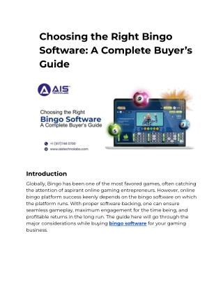 Choosing the Right Bingo Software_ A Complete Buyer’s Guide