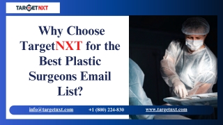 Looking to connect with top plastic surgeons for business and marketing outreach