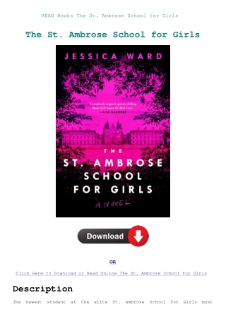 READ Books The St. Ambrose School for Girls